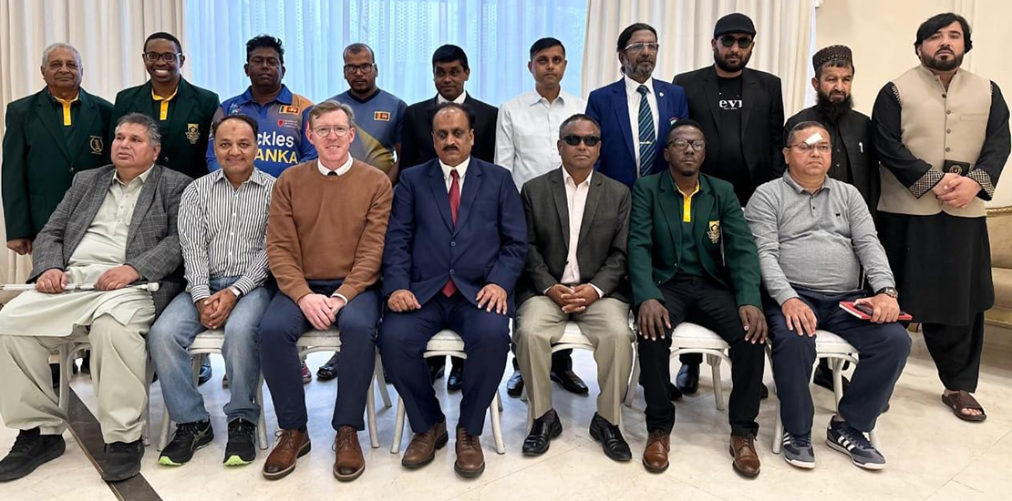 پاکستان کے سید سلطان شاہ دوبارہ ورلڈ بلائنڈ کرکٹ کونسل کے صدر منتخب